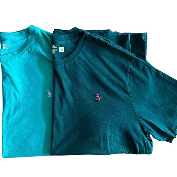 Polo Ralph Lauren Set Jersey Crewneck T-Shirt - All Fits Size: 2XLT - Picture 1 of 6